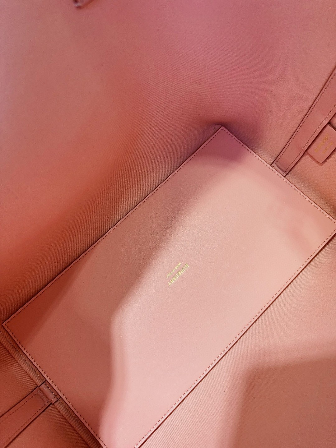 [TOP] BURBERRY B’s Pure Cotton Canvas Exquisite Tote Bag