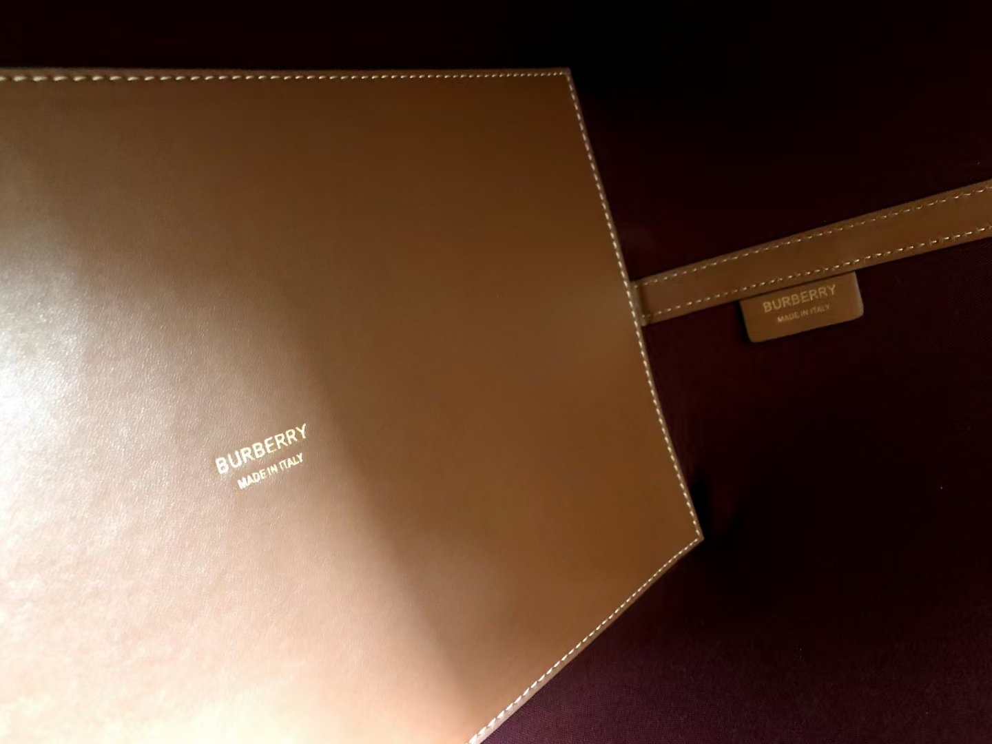 [TOP] BURBERRY Big B's Pure Original Double-sided Tote Bag