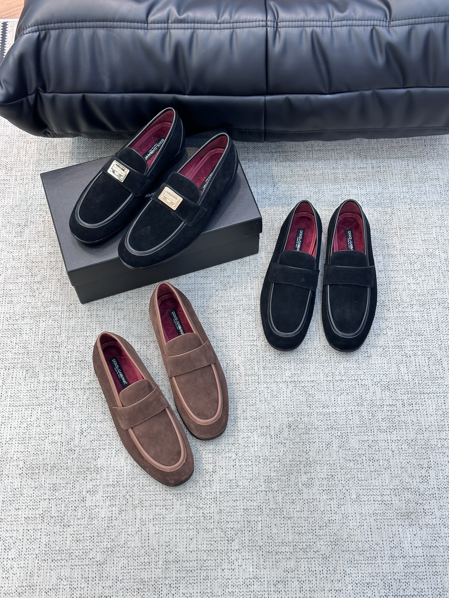 [TOP] Dolce & Gabbana D&G Men's Formal Shoes, Casual Leather Shoes - 3 Colors