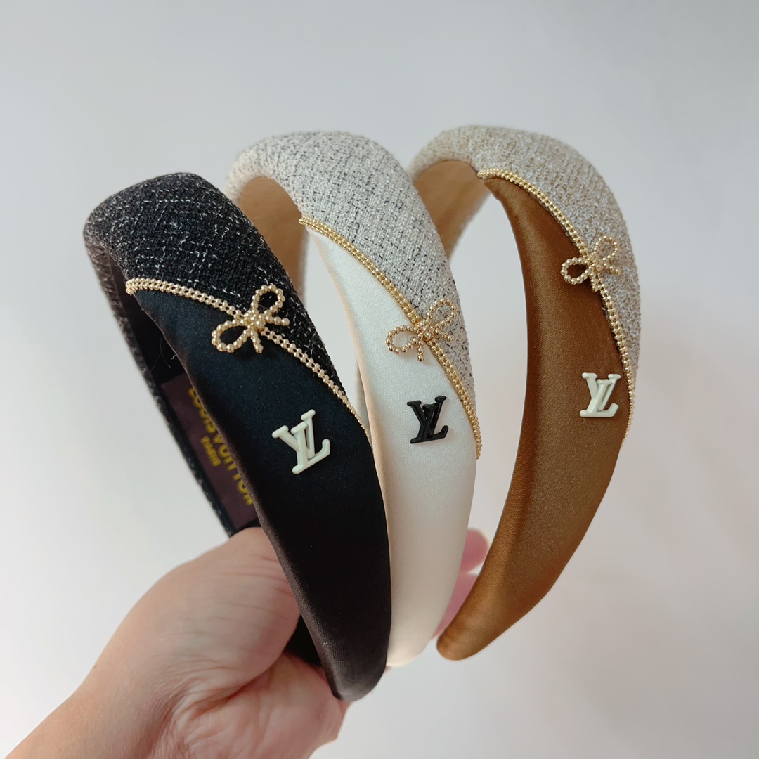 [TOP] Louis Vuitton LV Fashion Headband - 3 Colors