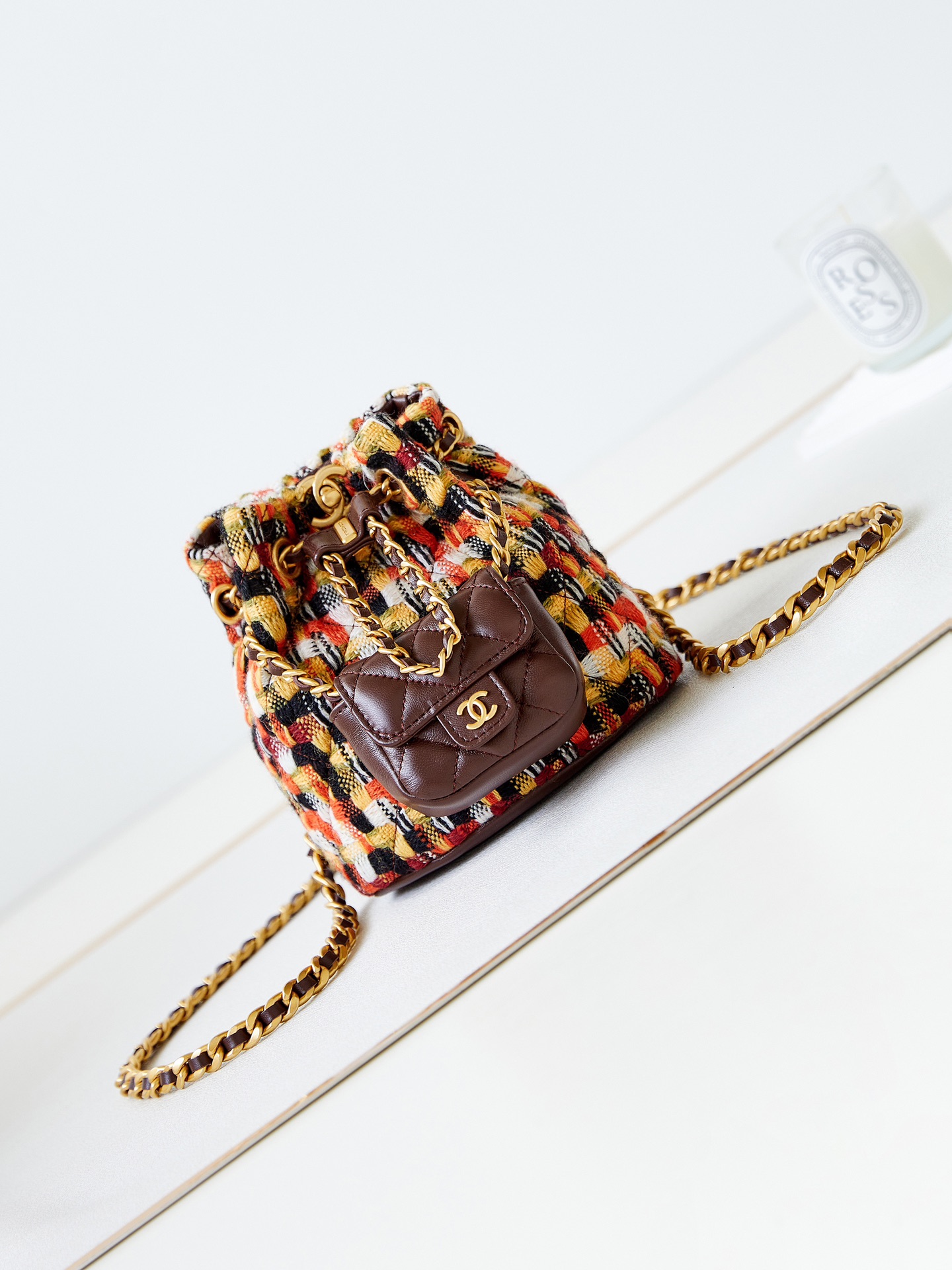 [TOP] CHANEL23A New Style Duma Backpack 16.5x17x12 cm - GHW - 3 Color