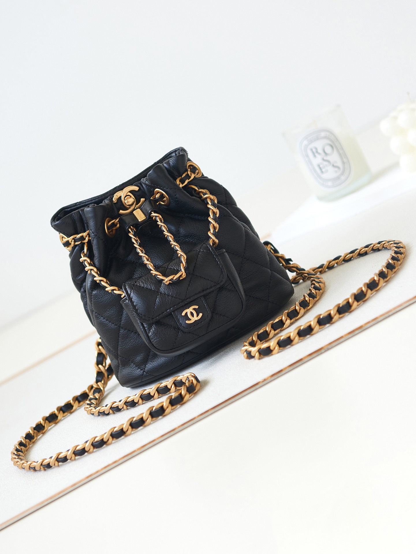 [TOP] CHANEL23A New Style Duma Backpack 16.5x17x12 cm - GHW - 3 Color