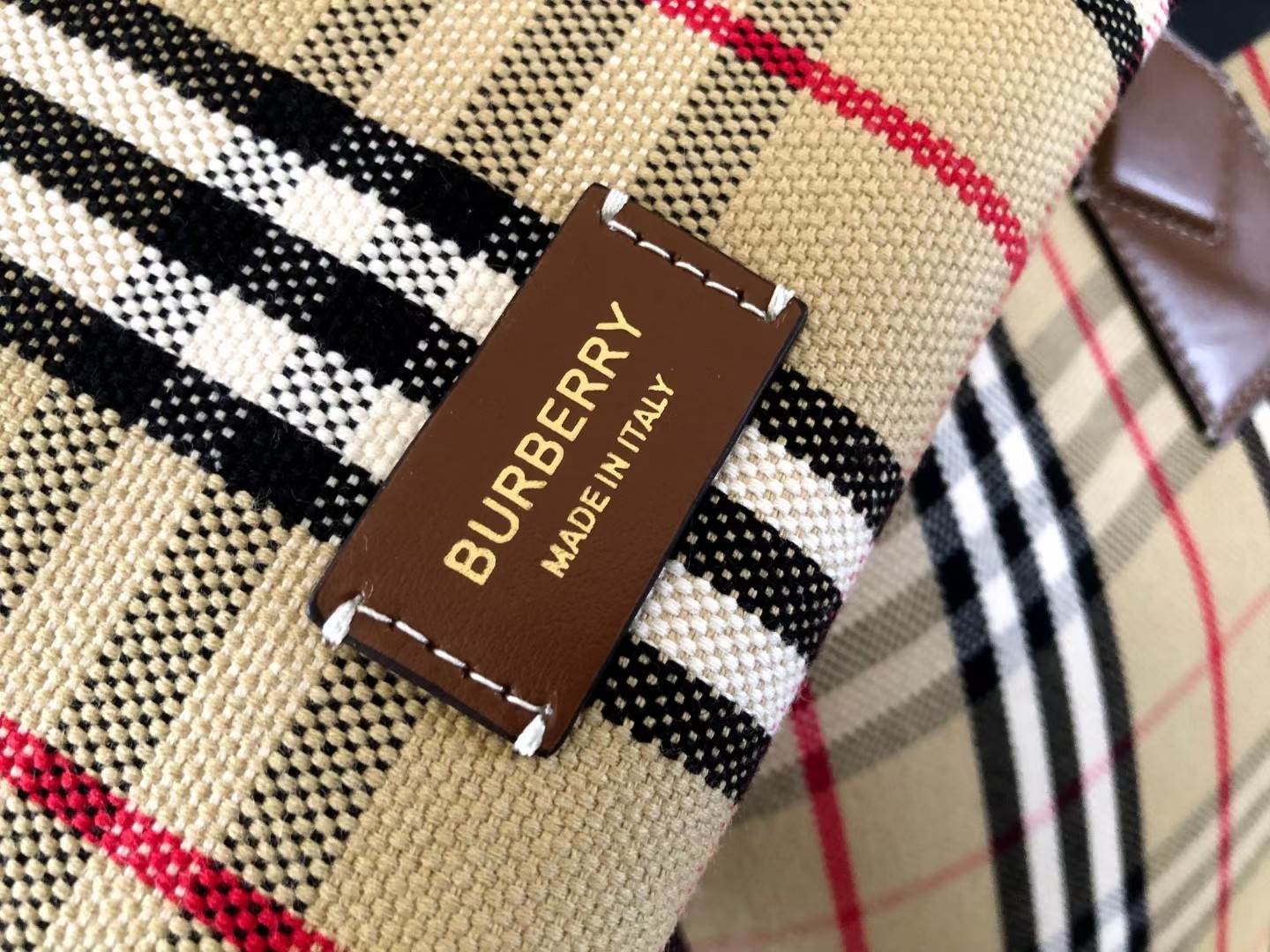 [TOP] BURBERRY Big B's Pure Original Double-sided Tote Bag