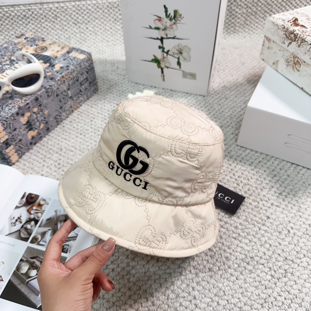 [TOP] GUCCI New Fisherman Hat - Two Colors