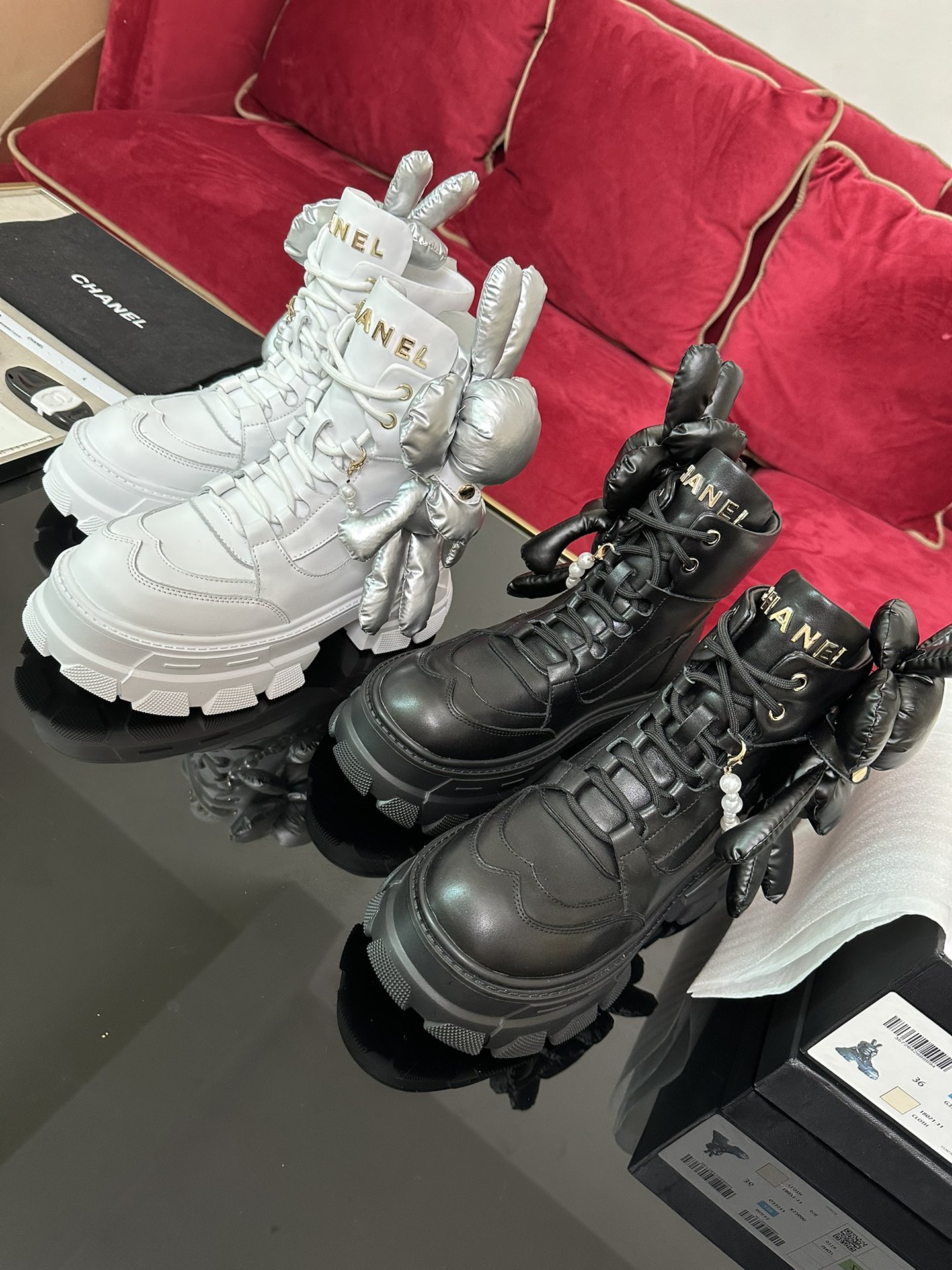 [TOP] CHANEL Detachable Doll Toy Short Boots - 2 Colors
