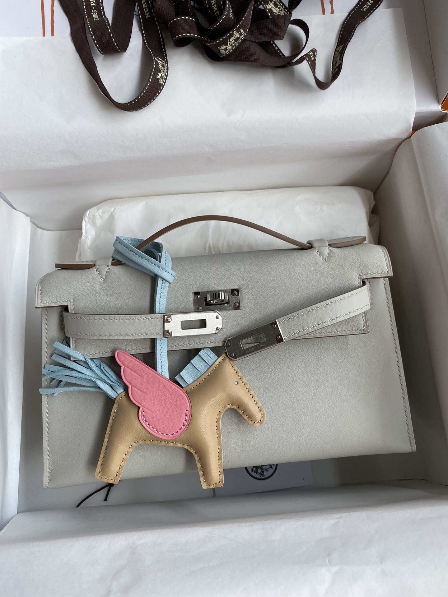 [TOP] HERMES Mini Kelly I Swift Leather 22 cm - Eight Colors - SHW