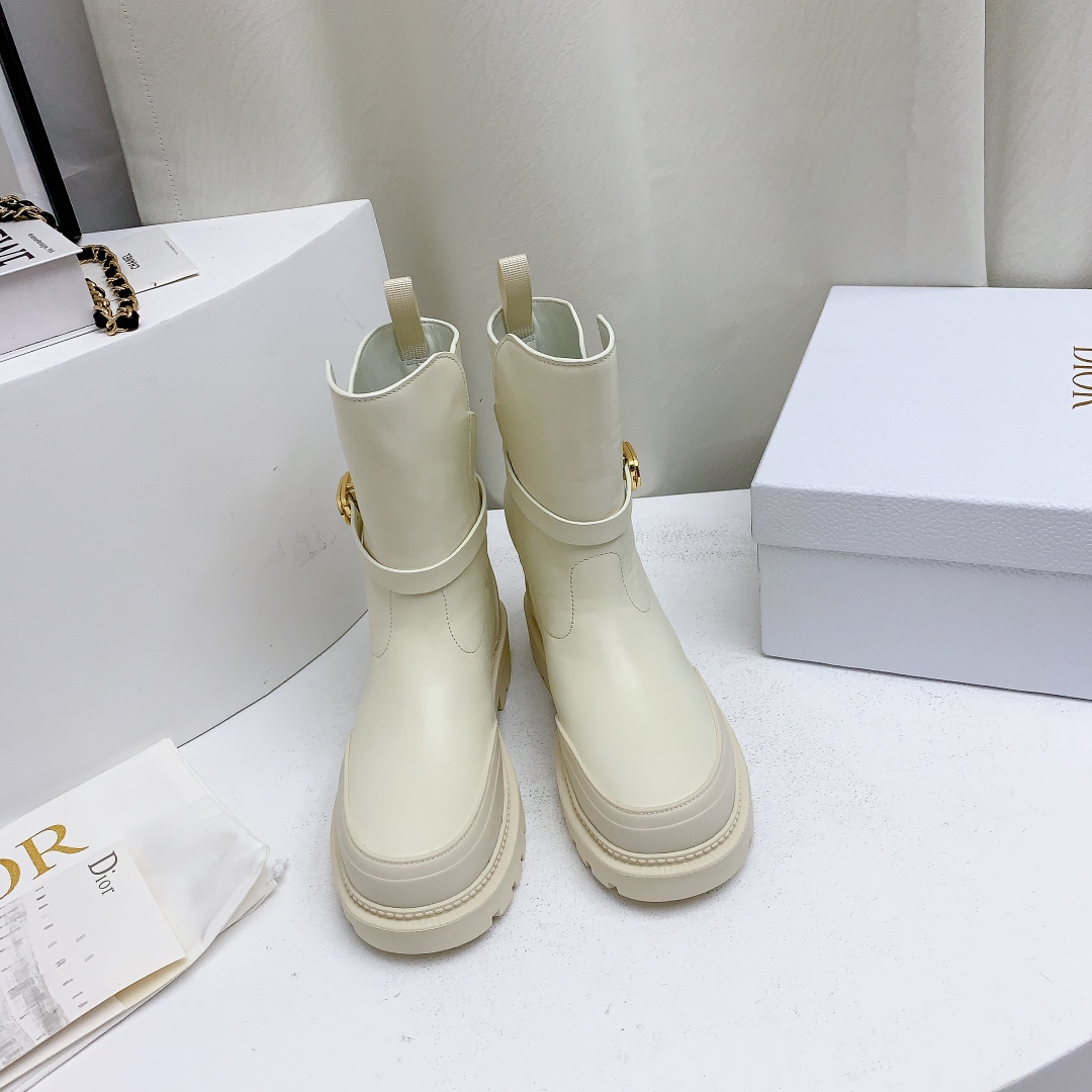 [TOP] Christian Dior Autumn And Winter New Product Thick Bottom Boots - 4 Colors