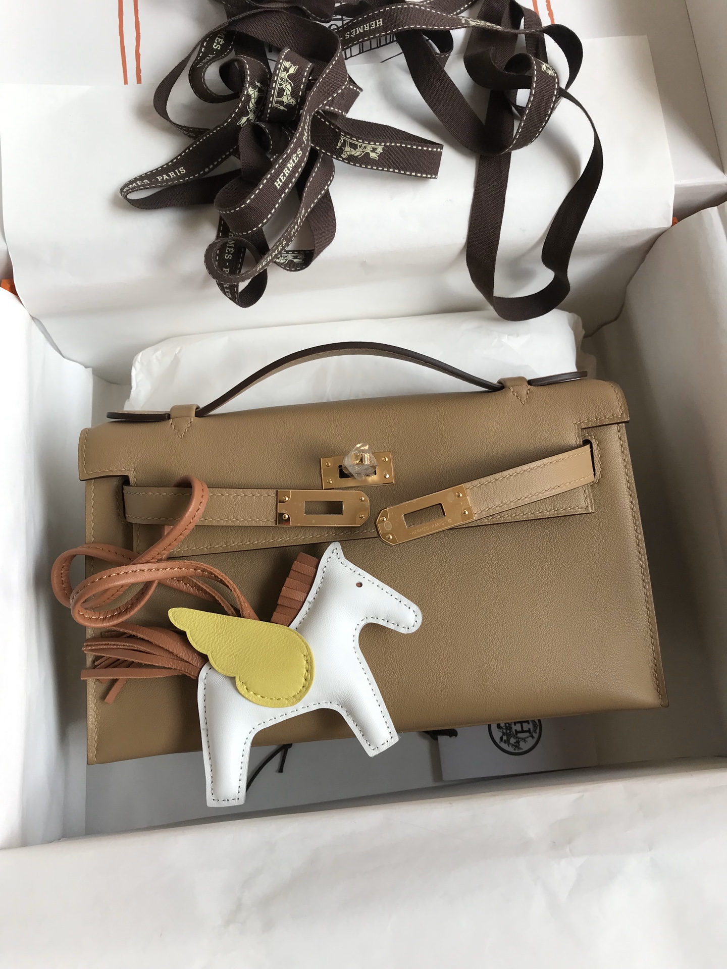 [TOP] HERMES Mini Kelly I Swift Leather 22 cm - Six Colors - GHW