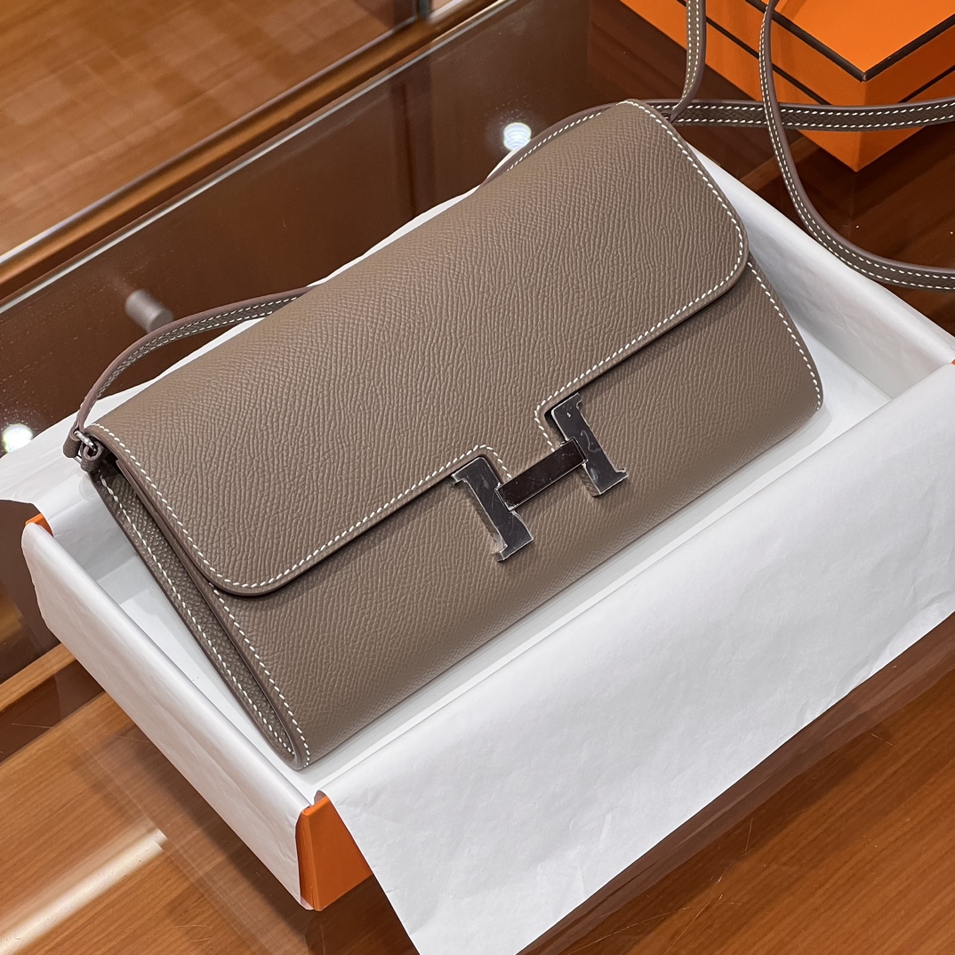 [TOP] HERMES 19 CM Epsom Constance Woc - Four Colors - GHW