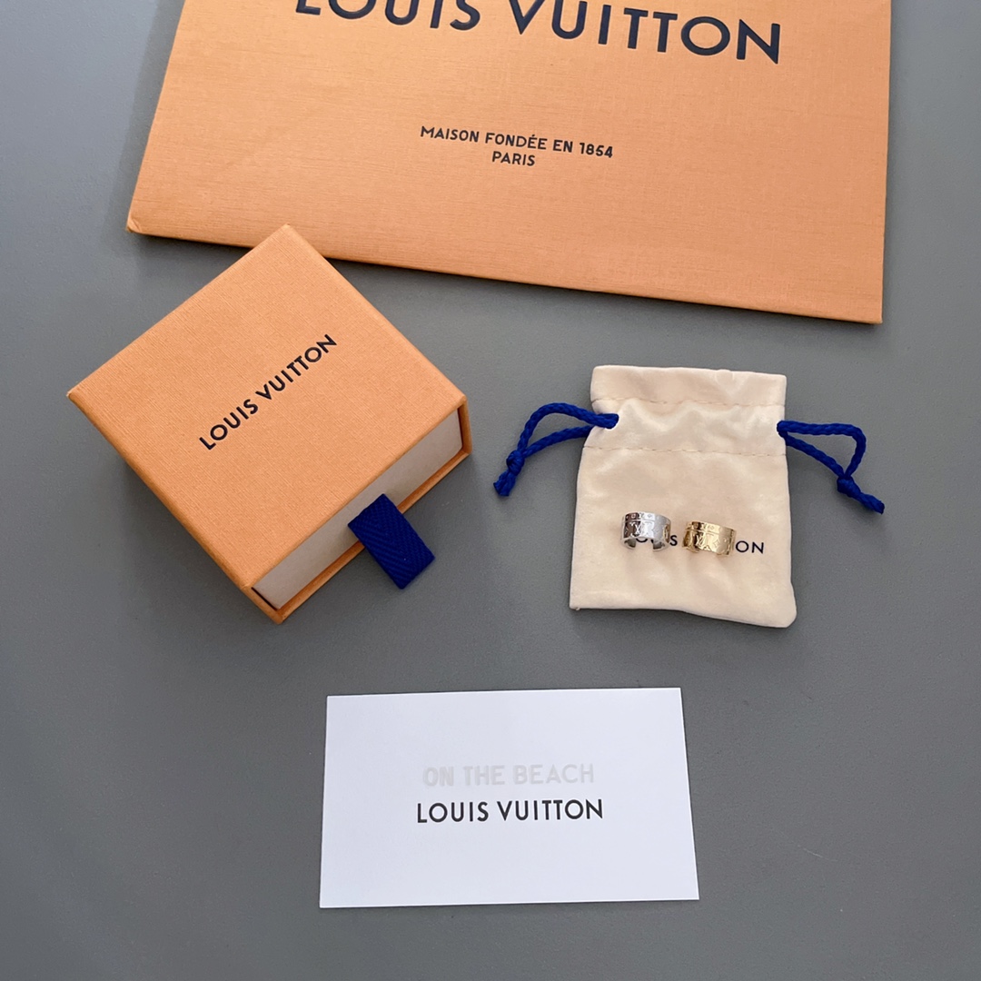 [TOP] Louis Vuitton LV Two-piece Set of Ear Cuffs
