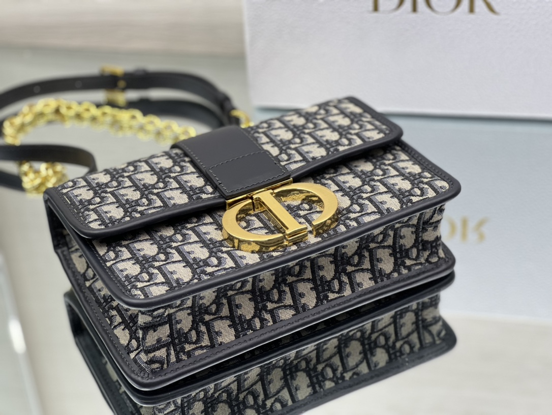 [Top] Christian Dior Original Single Chain Crossbody 30Montaigne Bag 25x15x8 cm
