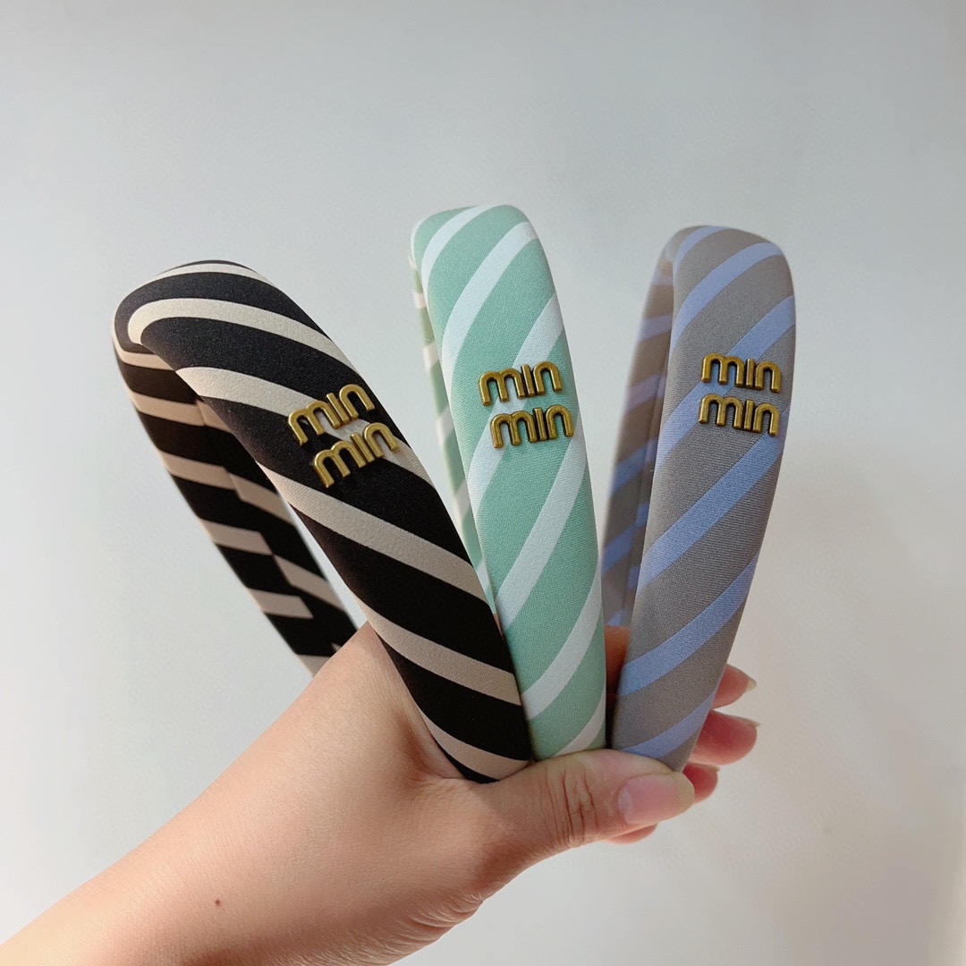 [TOP] Miu Miu The Latest Hairband - 3 Colors