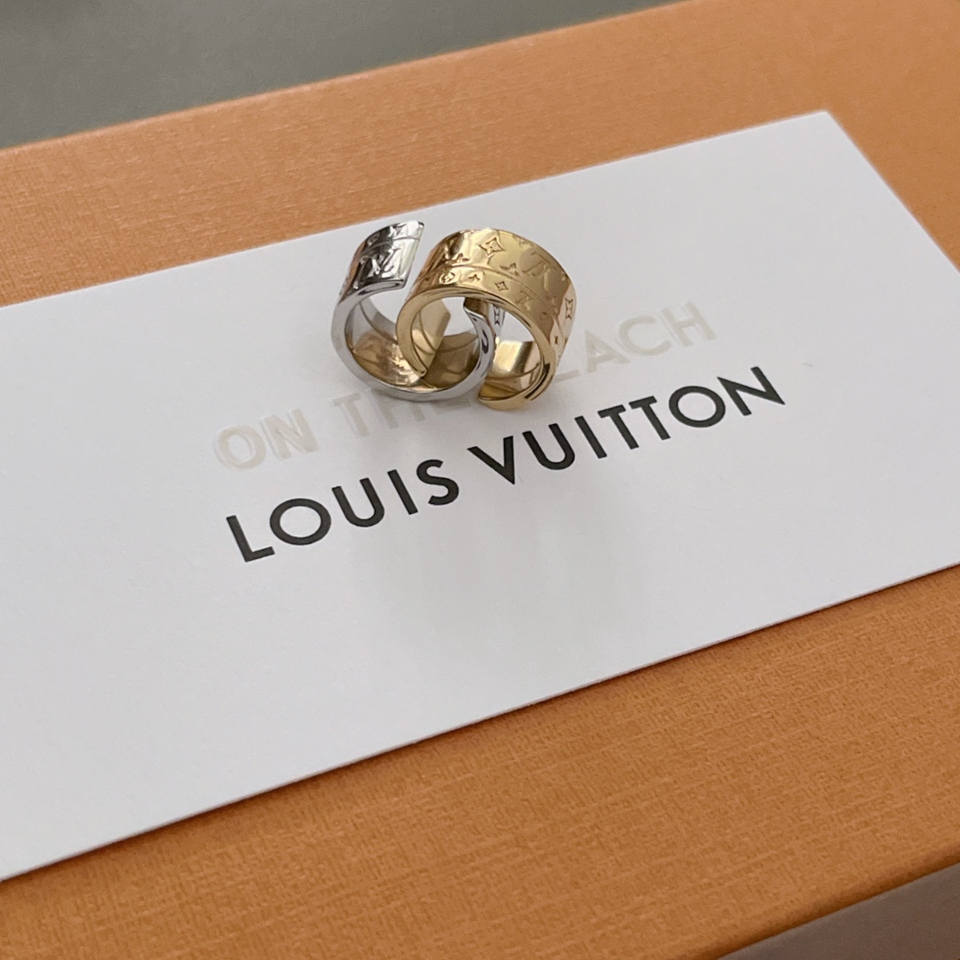 [TOP] Louis Vuitton LV Two-piece Set of Ear Cuffs