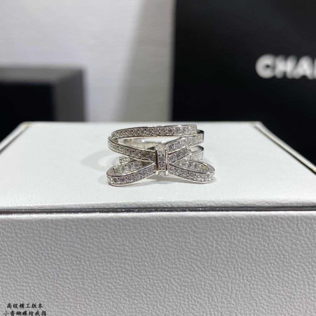 [TOP] CHANEL Bow Ring - 2 Styles