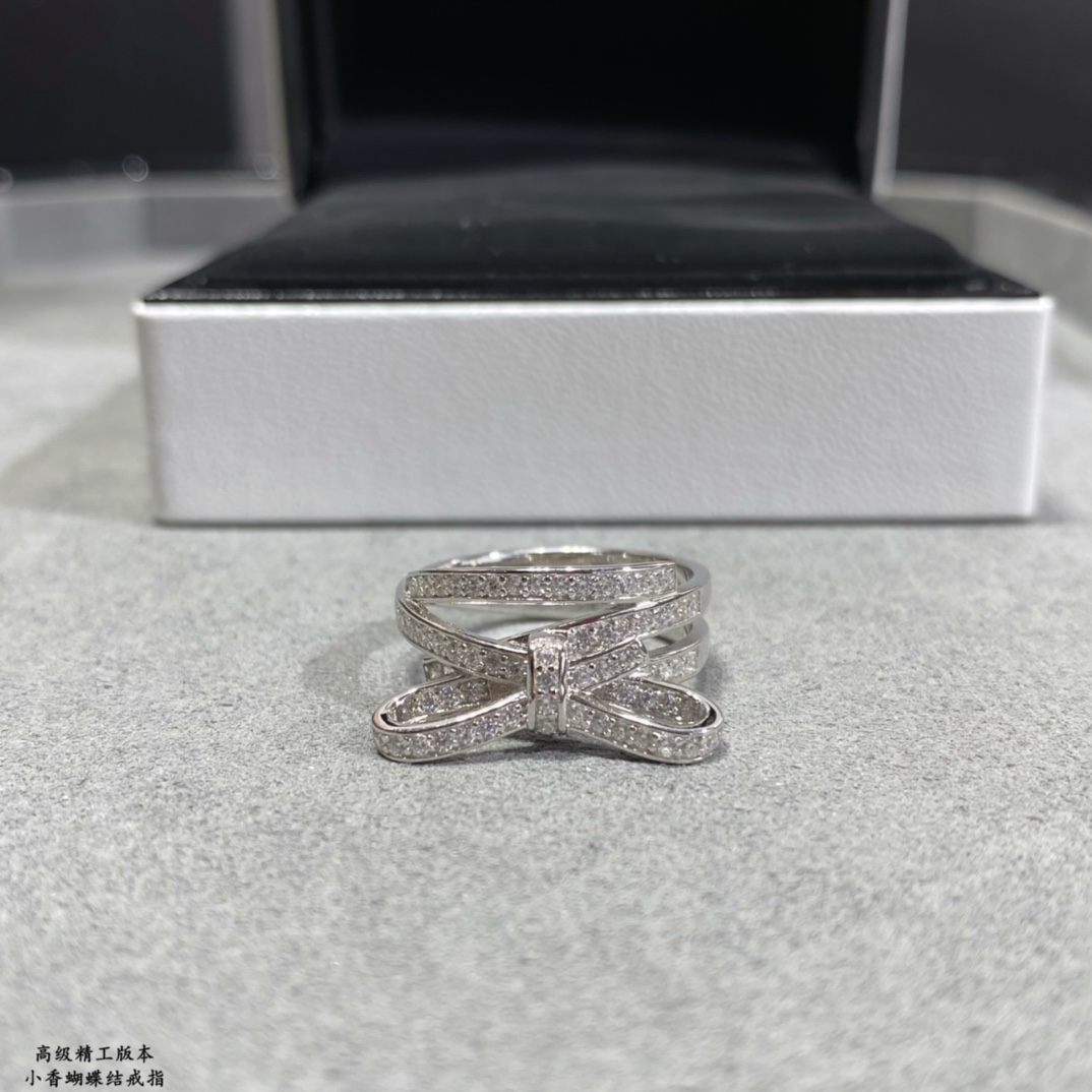 [TOP] CHANEL Bow Ring - 2 Styles