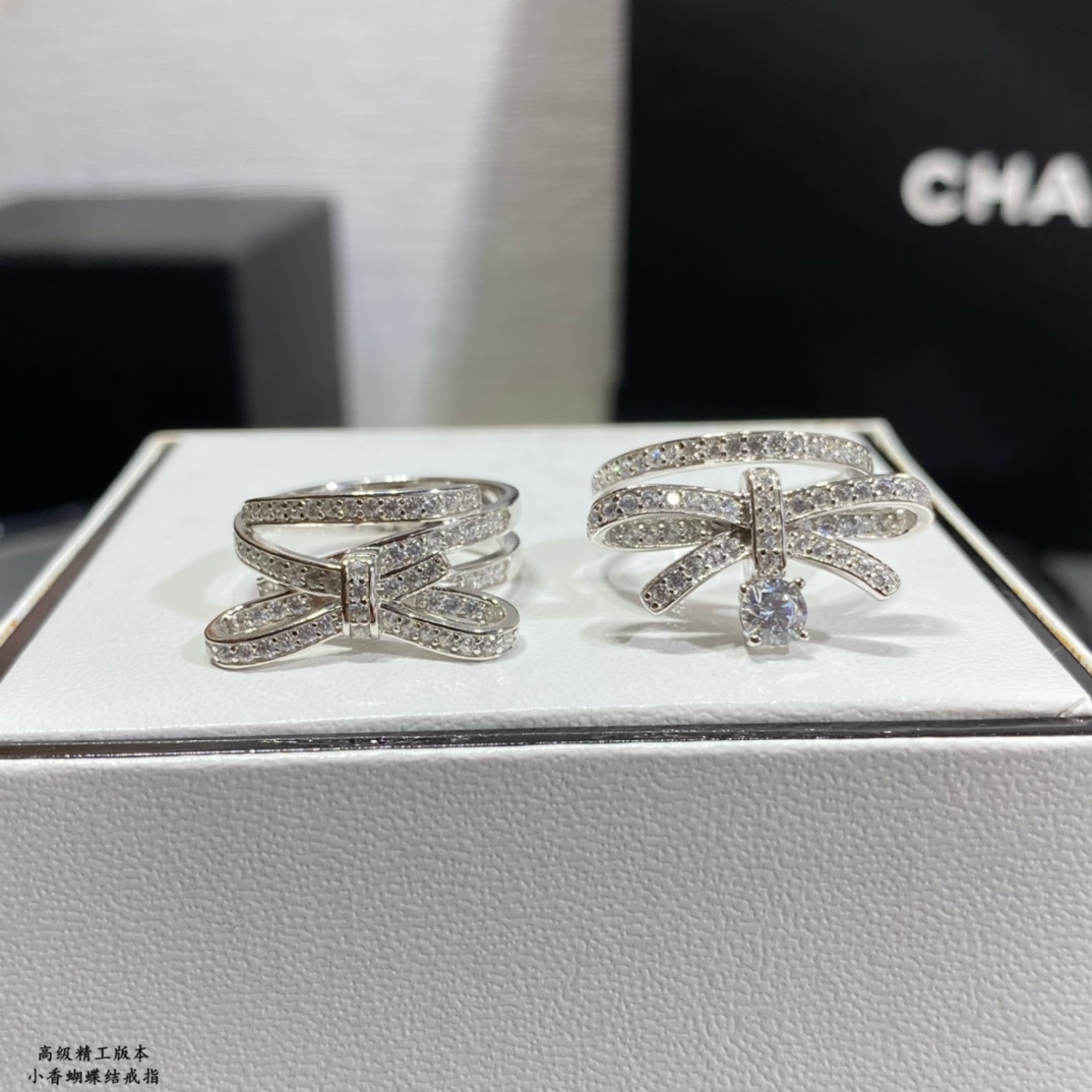 [TOP] CHANEL Bow Ring - 2 Styles