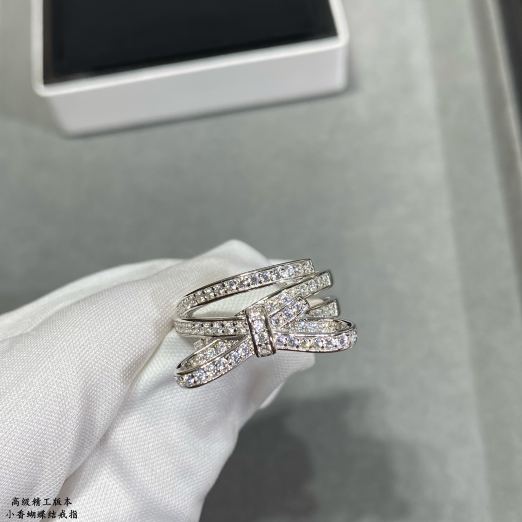 [TOP] CHANEL Bow Ring - 2 Styles