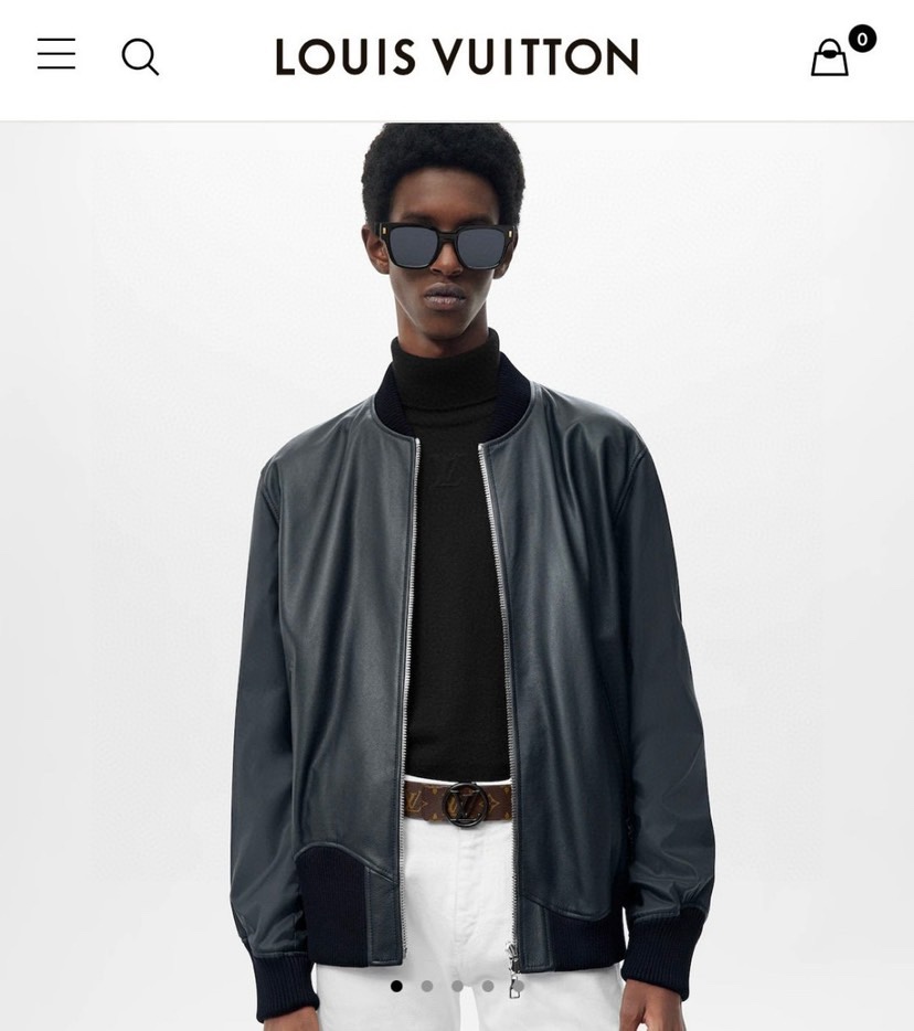 [TOP] Louis Vuitton LV Black Steel Buckle Band - Brown - 4CM