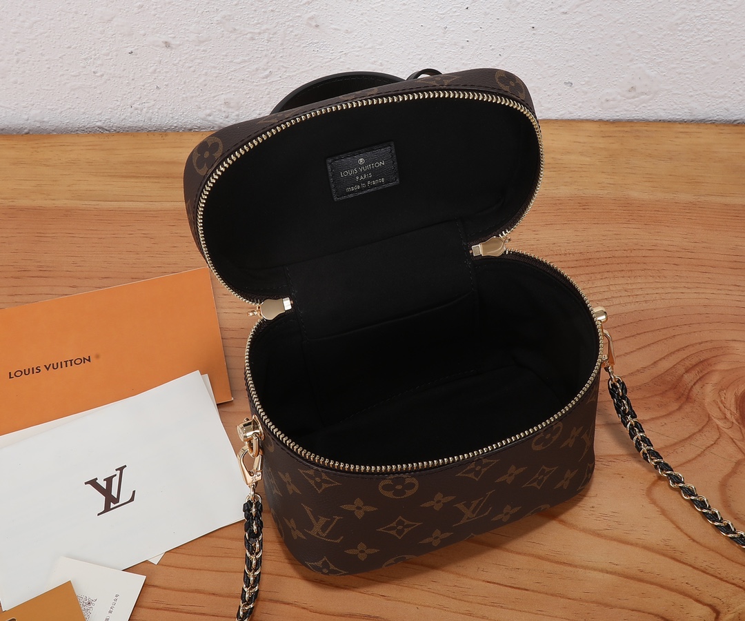[TOP] Louis Vuitton LV Nice Cosmetic Bag In Monogram And Monogram Reverse Canvas Bag  19 x 13 x 11 cm