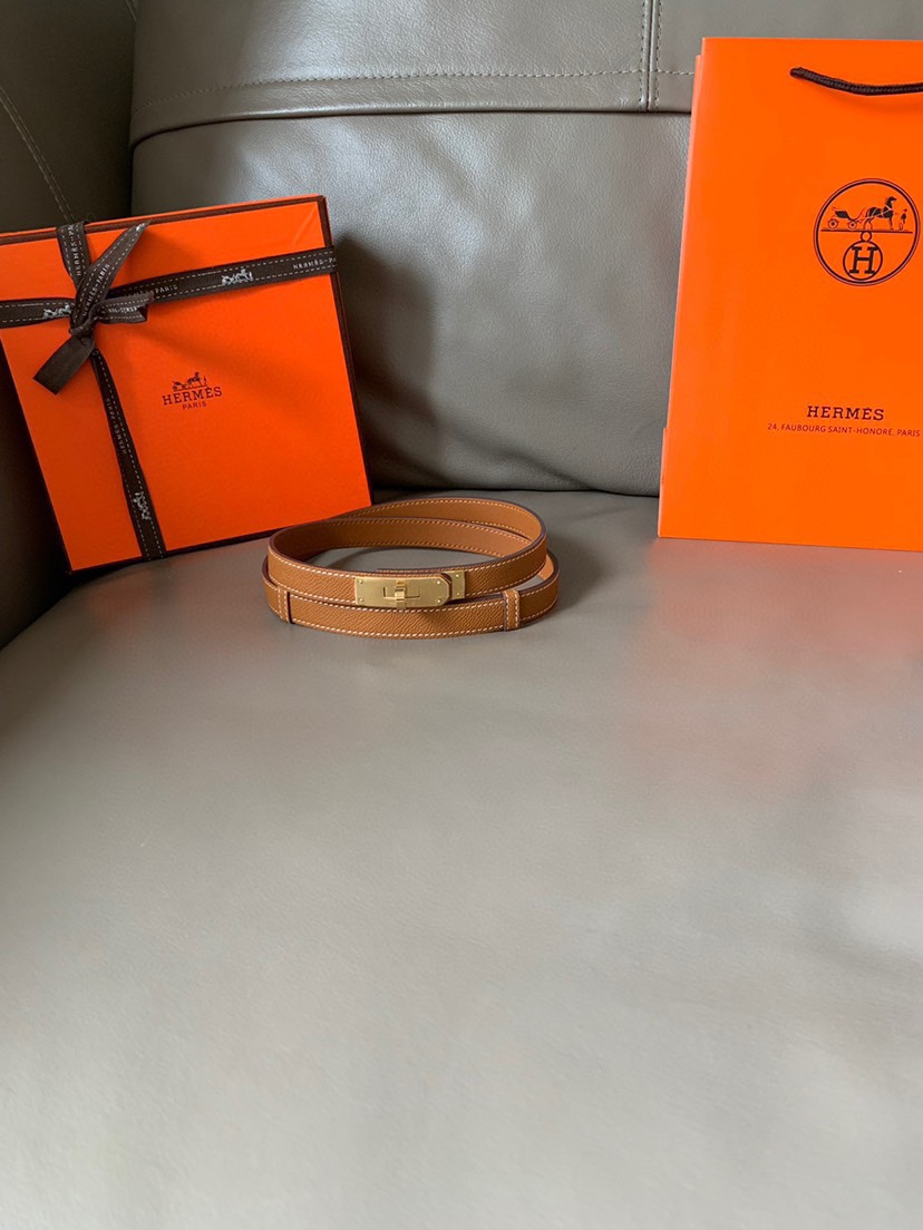[TOP] HERMES Cowhide Belt - 1.8CM - 36 Color