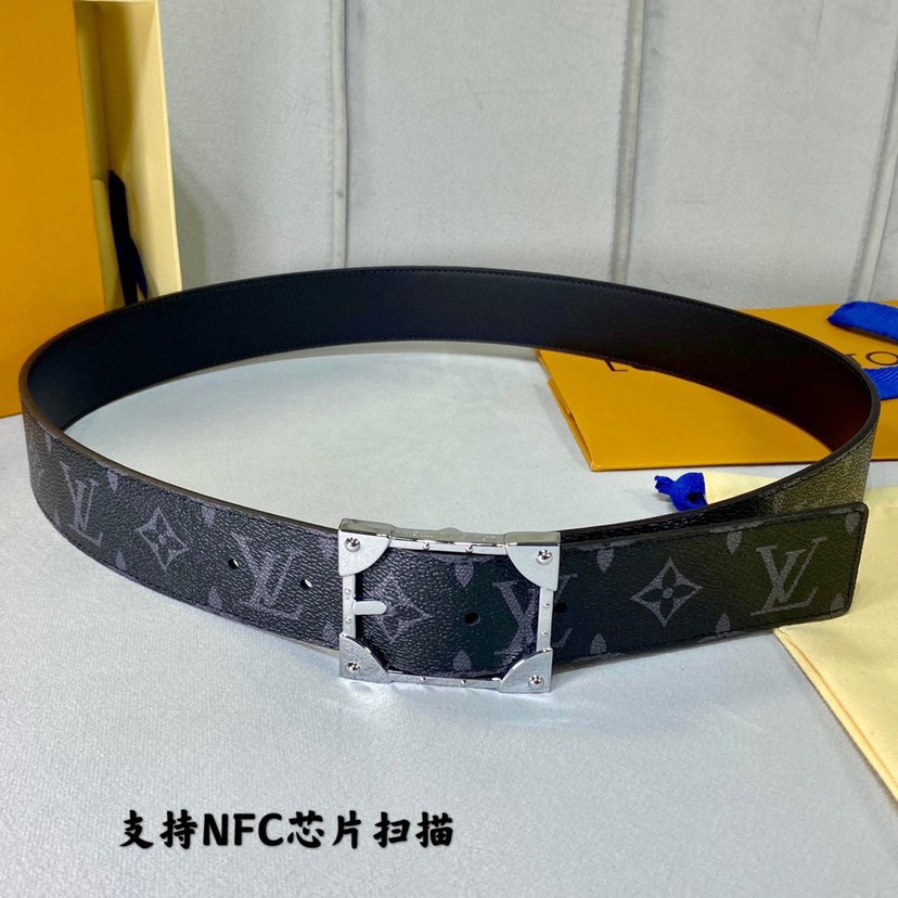 [TOP] Louis Vuitton LV Cowhide Belt - 4CM