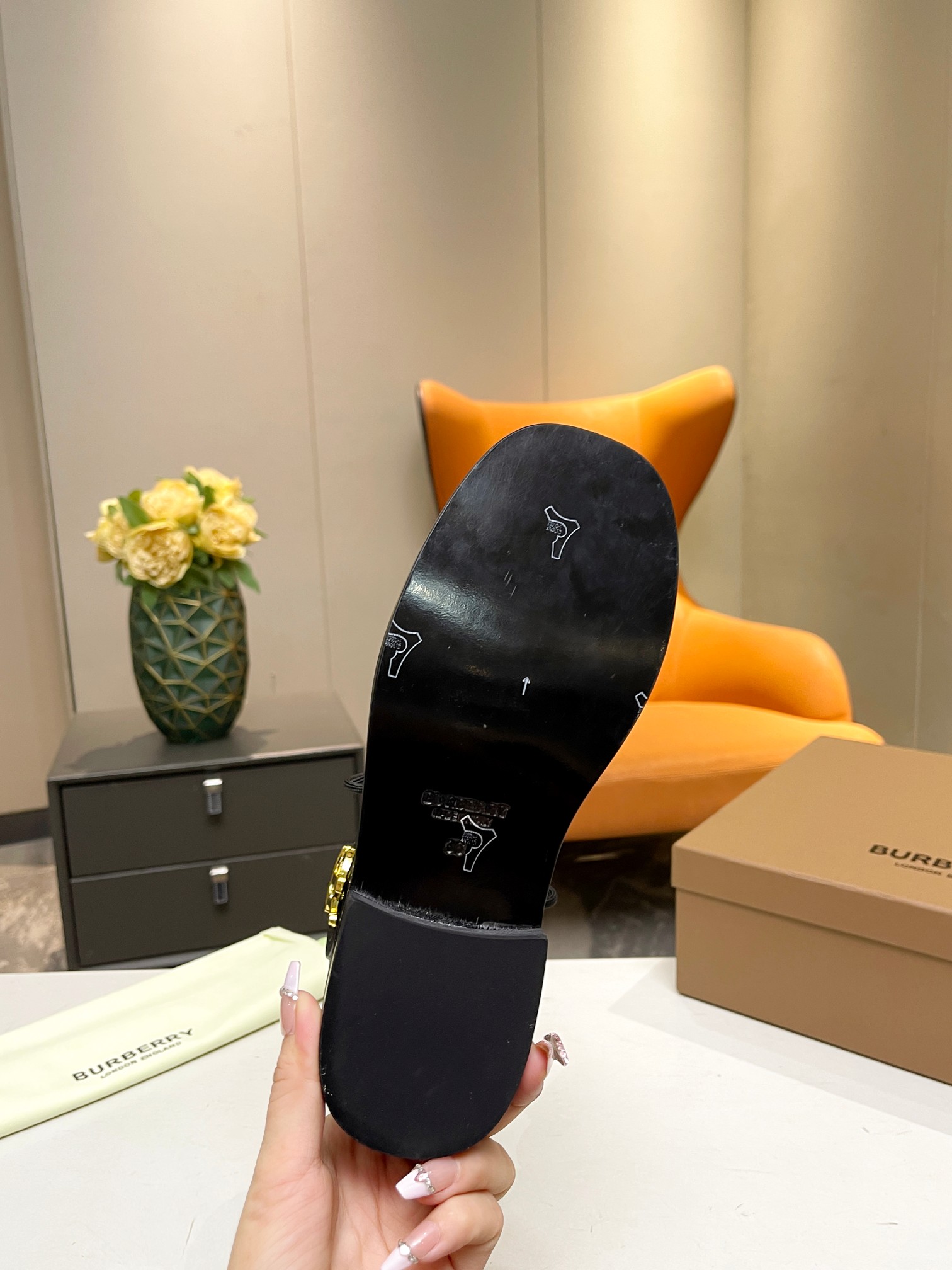 [TOP] BURBERRY New Martin Boots - 4cm - 3 Black