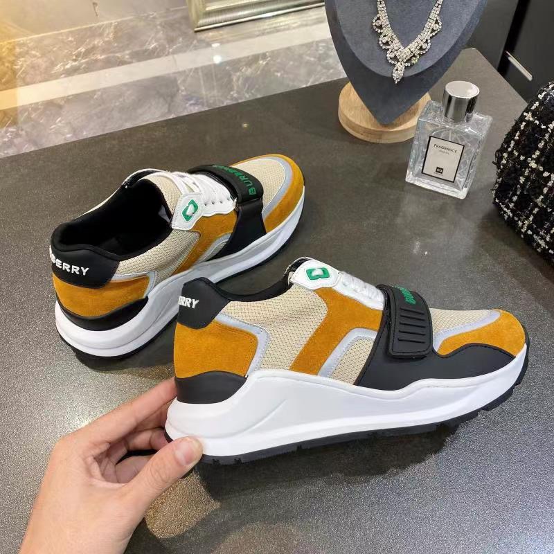 [TOP] BURBERRY Latest Thick Bottom Sports Shoes - Orange