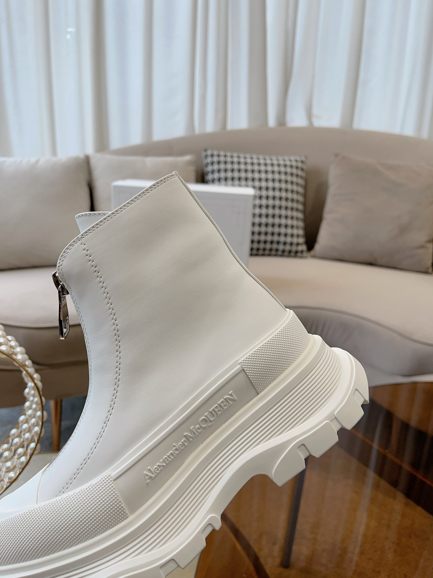 [TOP] Alexander McQueen Alexander Versatile Classic Zipper Boots - 3 Colour