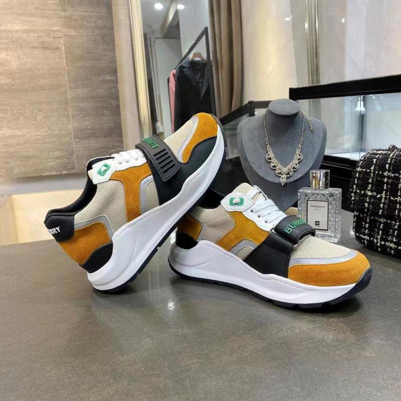 [TOP] BURBERRY Latest Thick Bottom Sports Shoes - Orange