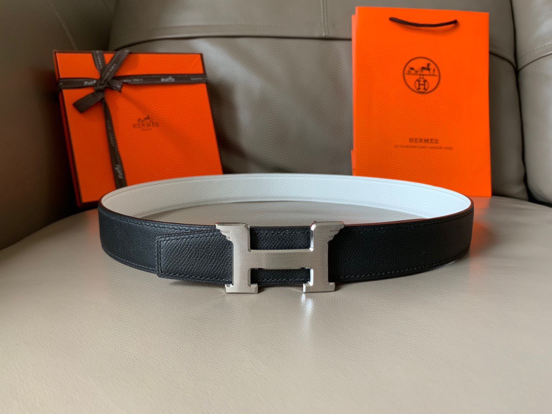 [TOP] HERMES Double Sided Waistband - 3.2CM