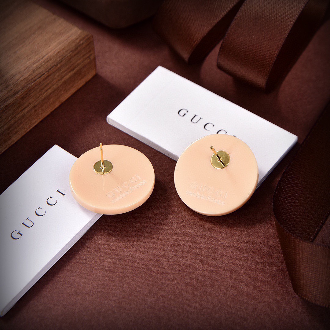 [TOP] GUCCI Resin Earrings