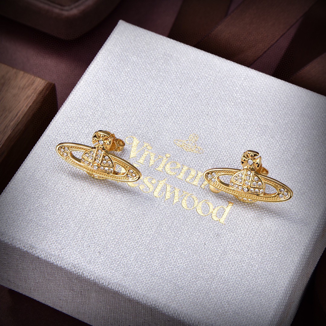 [TOP] Vivienne Westwood Saturn Earrings - 2 Colors