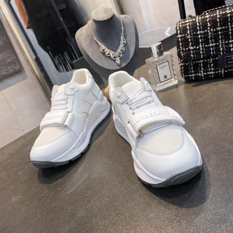 [TOP] BURBERRY Latest Thick Bottom Sports Shoes - White