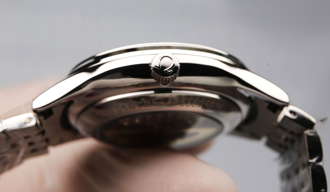 [TOP] OMEGA Sun Moon Star Series White Steel Watch- OMEGA