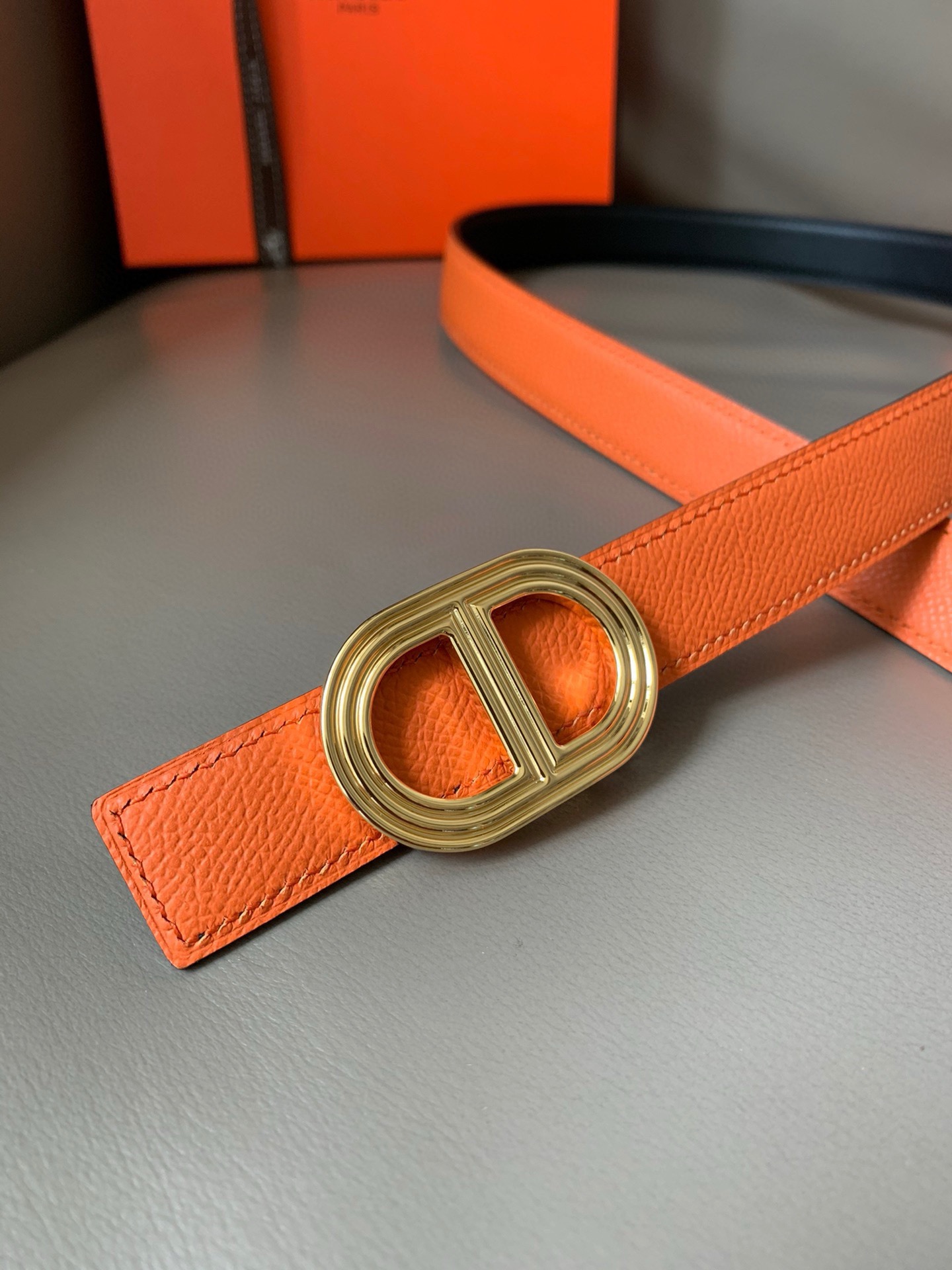 [TOP] HERMES Double Sided Waistband - 2.4CM