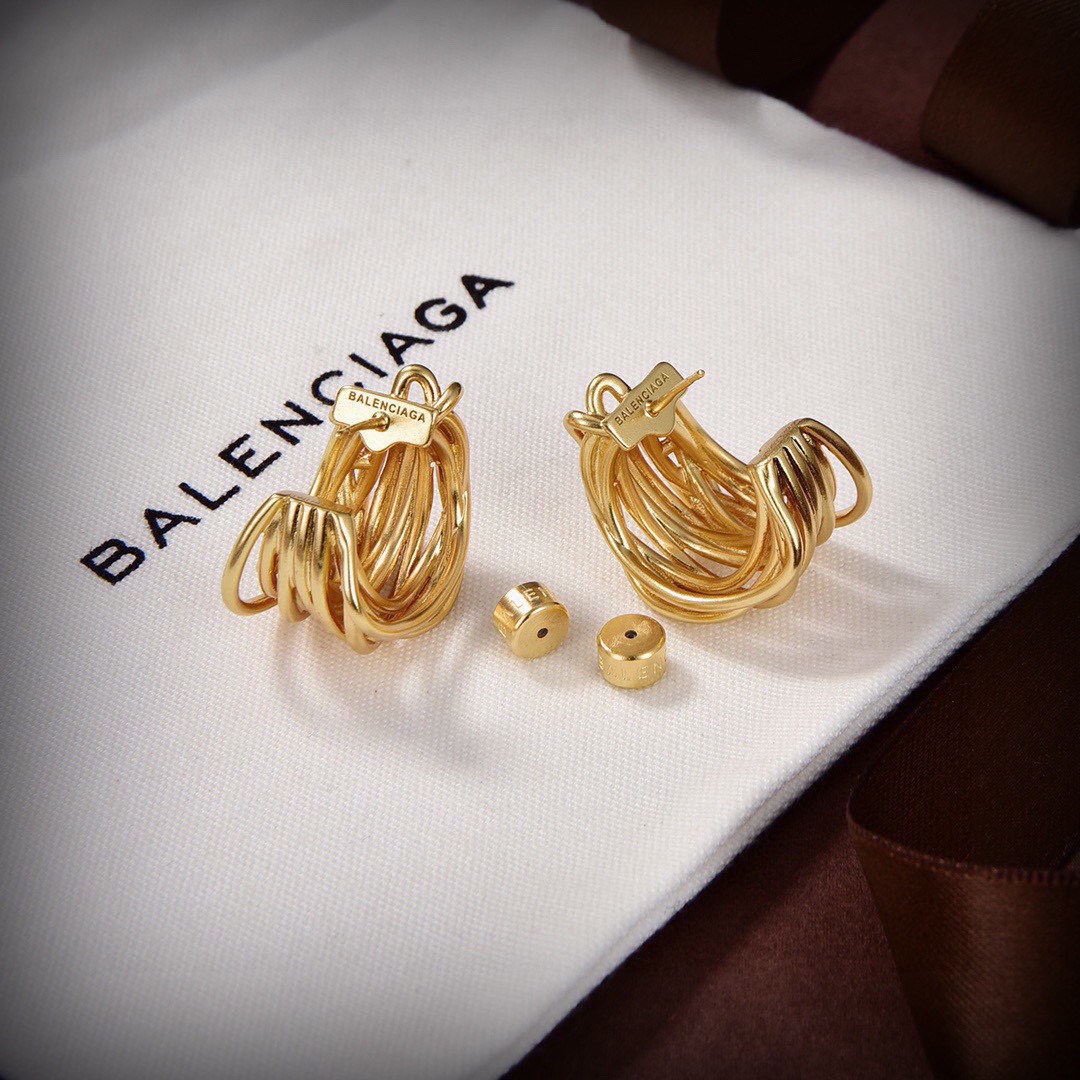 [TOP] BALENCIAGA Earrings - Gold
