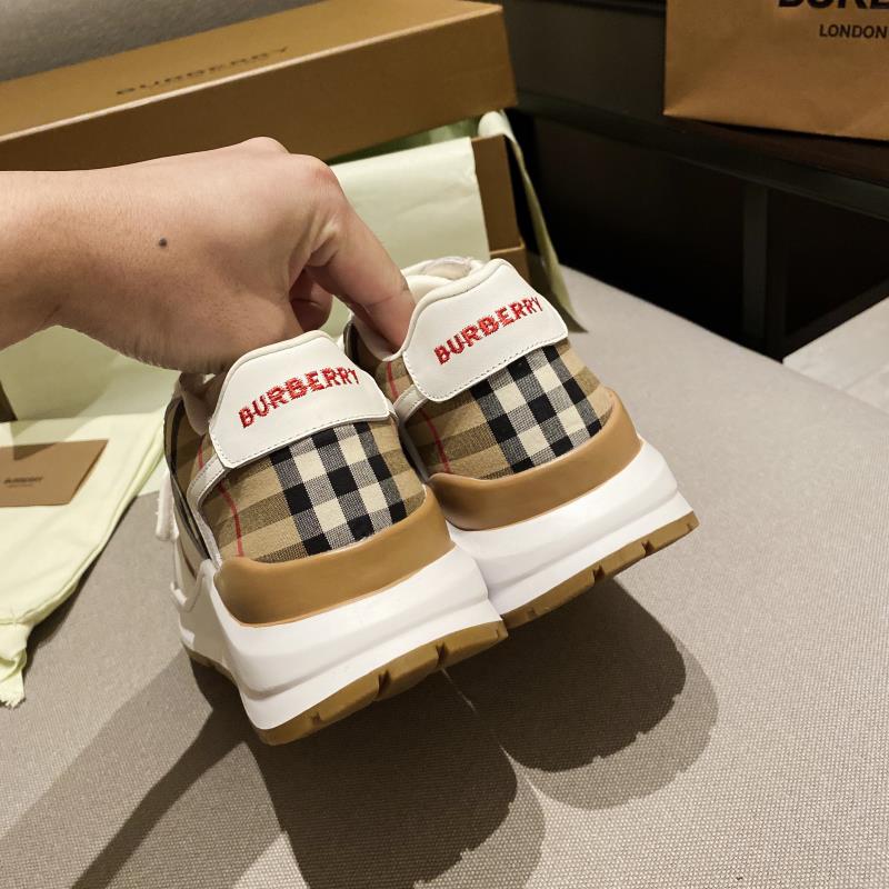 [TOP] BURBERRY Latest Thick Bottom Sports Shoes - White