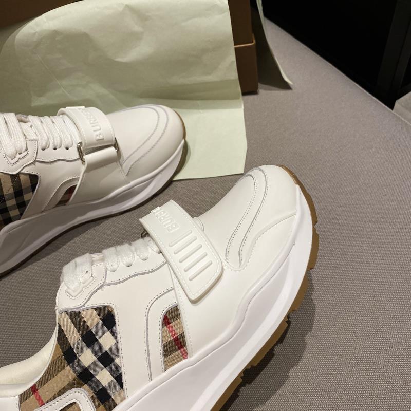 [TOP] BURBERRY Latest Thick Bottom Sports Shoes - White