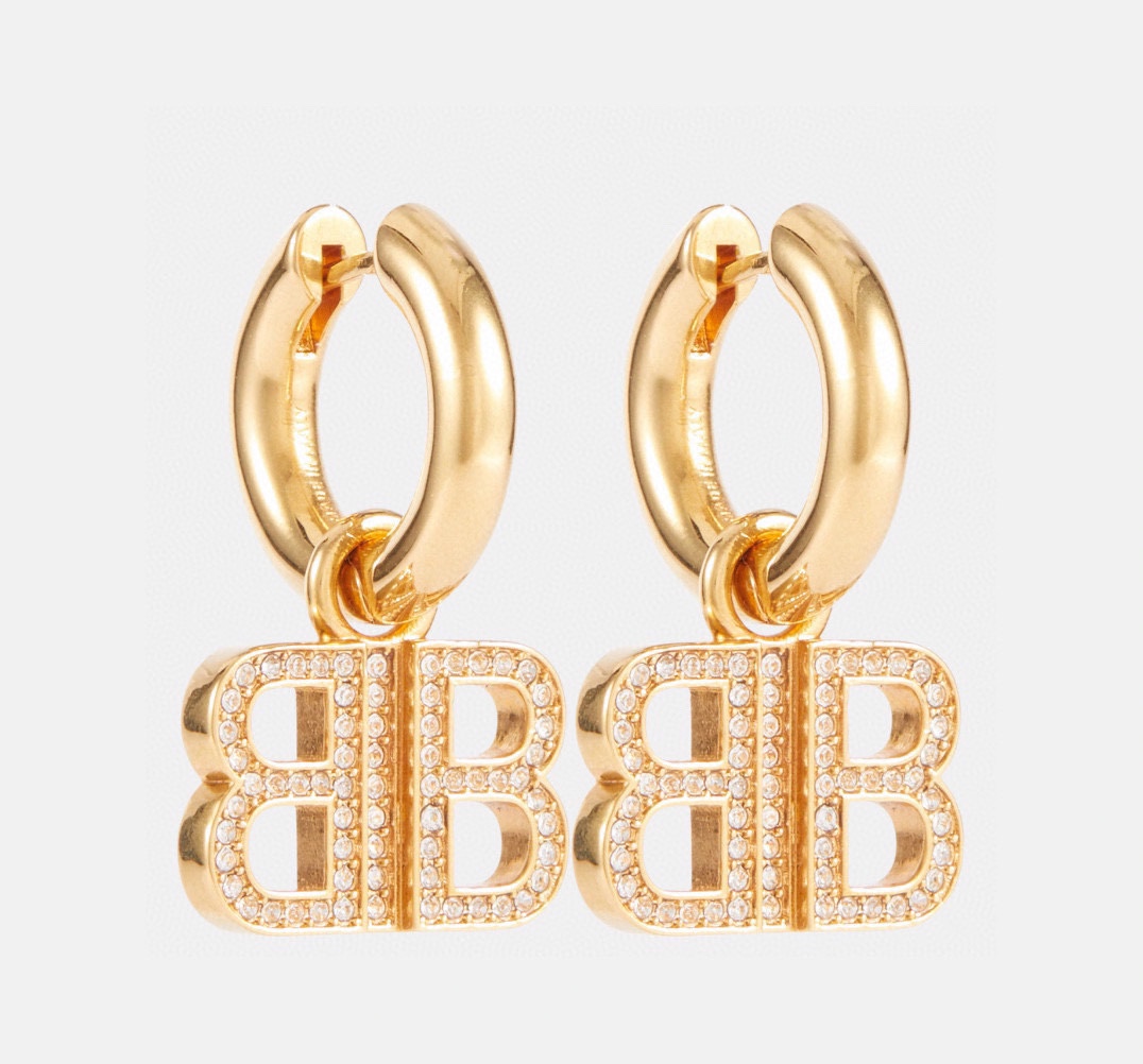 [TOP] BALENCIAGA BB Earrings - 2 Colors