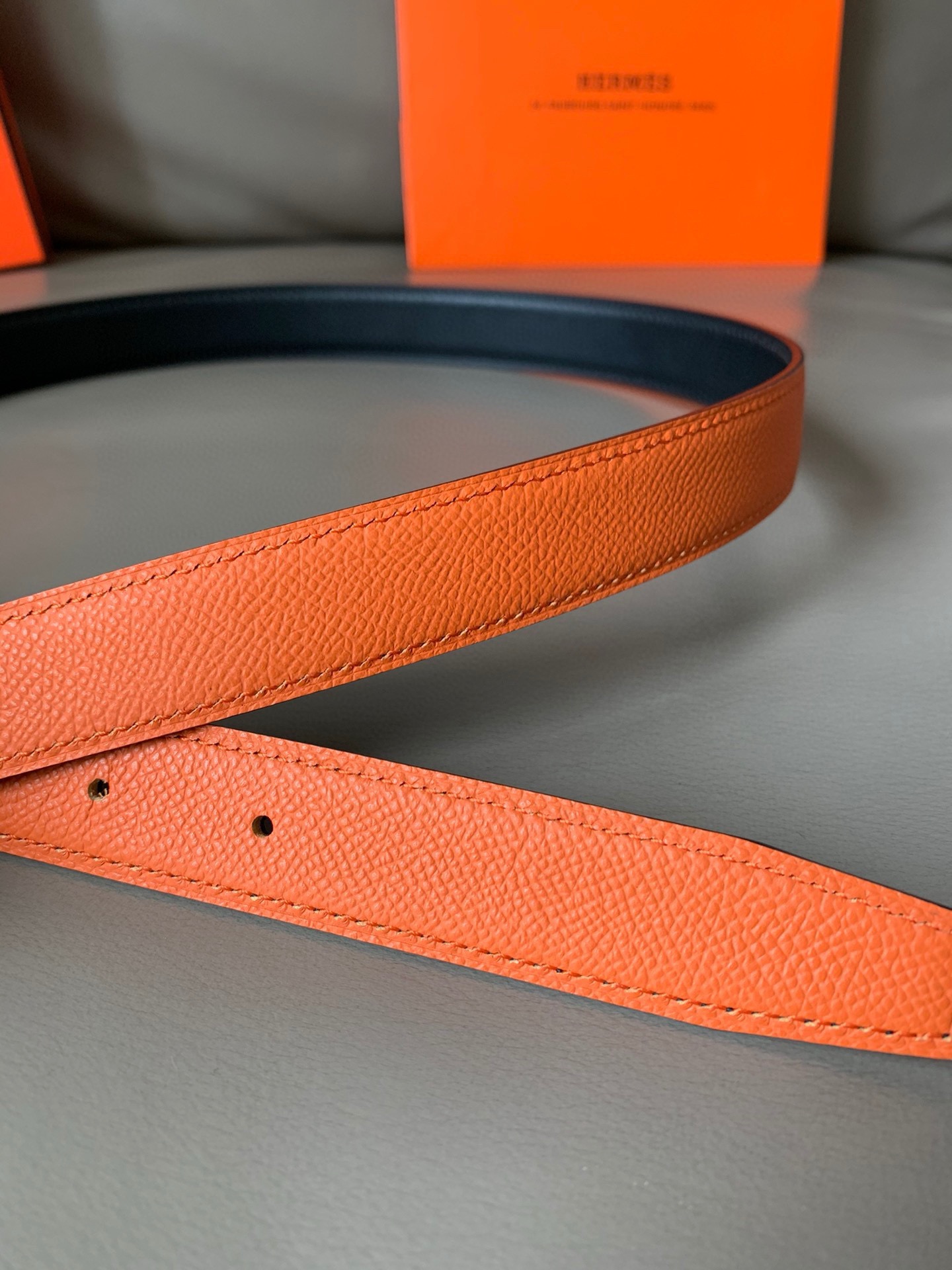 [TOP] HERMES Double Sided Waistband - 2.4CM