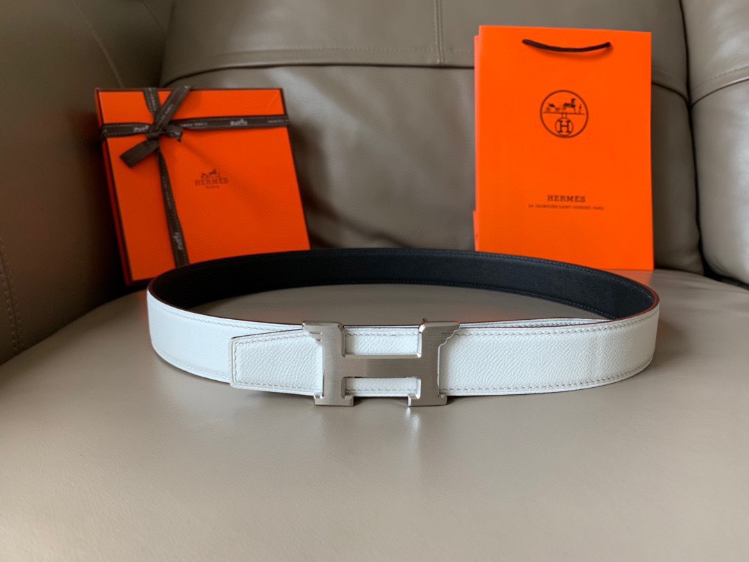 [TOP] HERMES Double Sided Waistband - 3.2CM