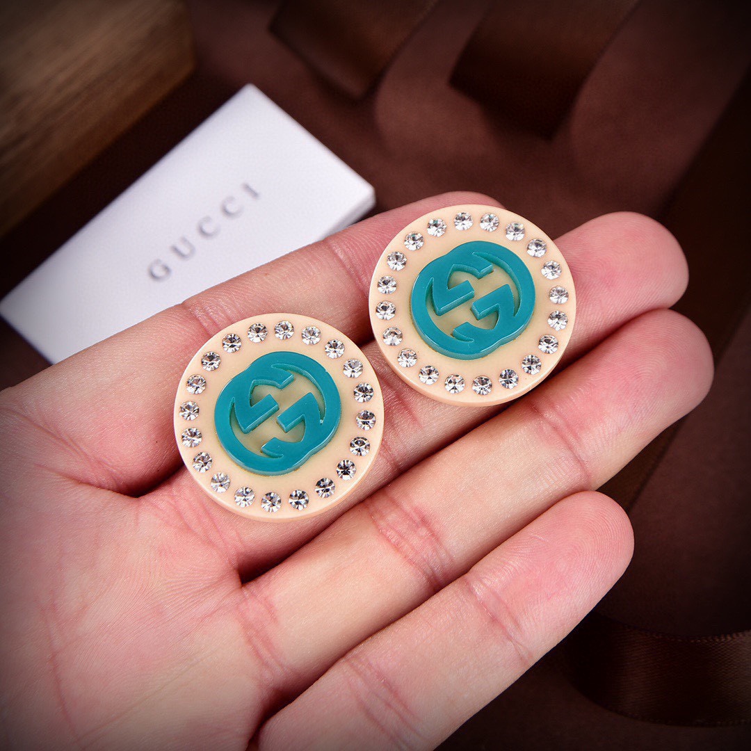 [TOP] GUCCI Resin Earrings