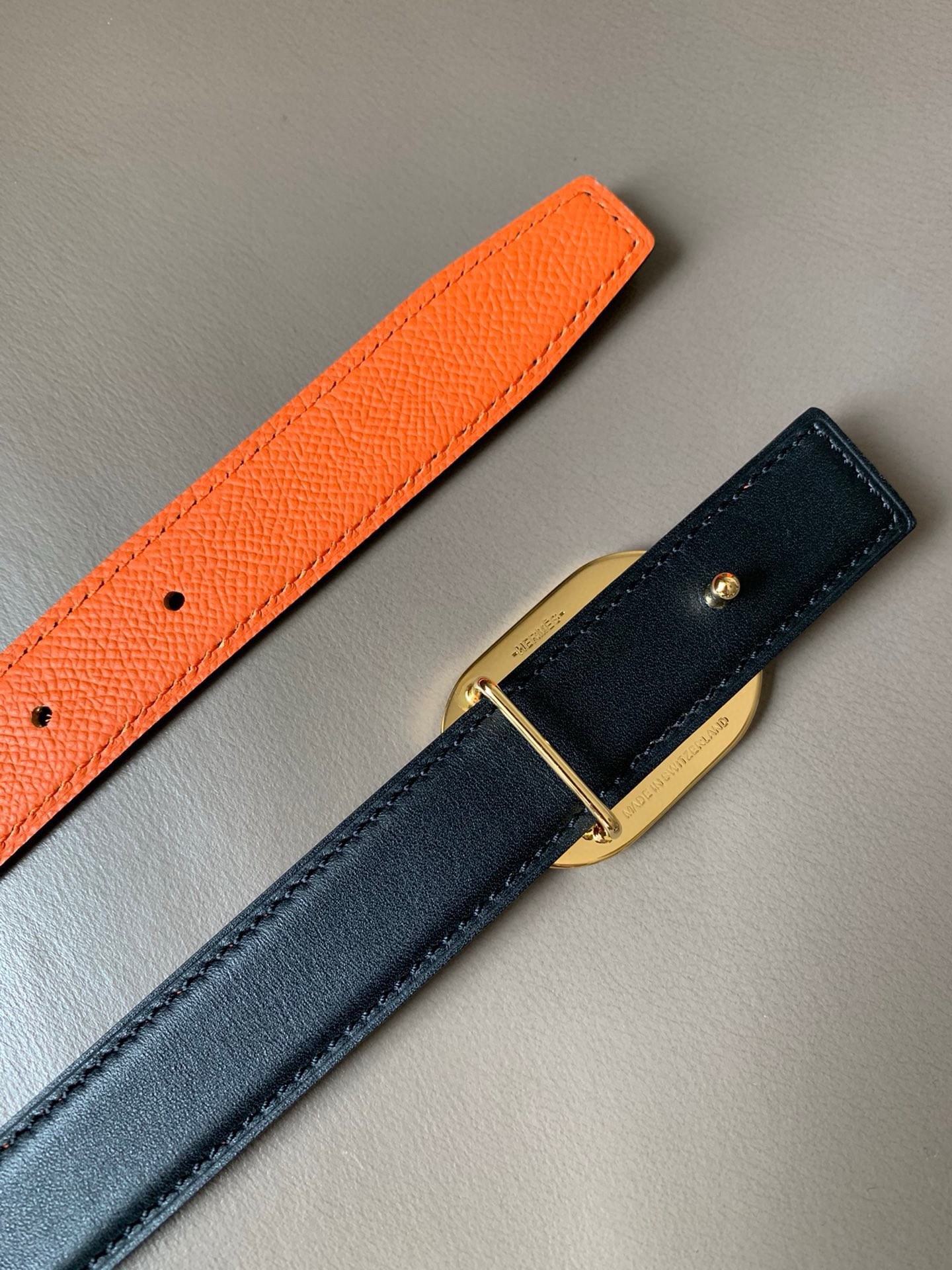 [TOP] HERMES Double Sided Waistband - 2.4CM