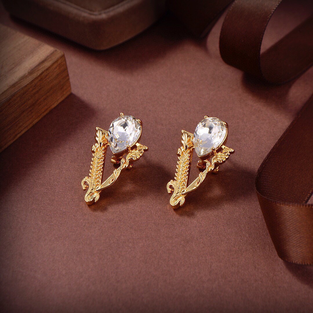 [TOP] VERSACE Medusa Gold Earrings