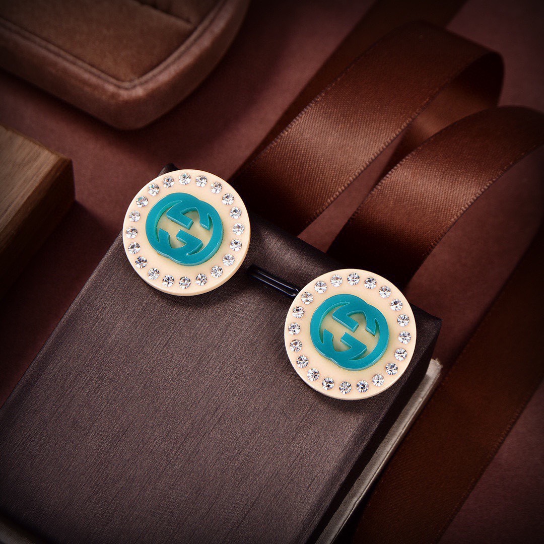 [TOP] GUCCI Resin Earrings