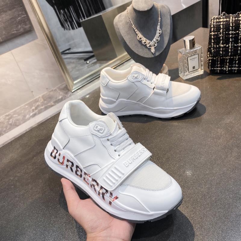 [TOP] BURBERRY Latest Thick Bottom Sports Shoes - White
