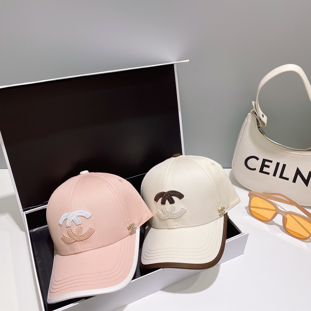 [TOP] CHANEL Classic Baseball Hat - 4 Colors