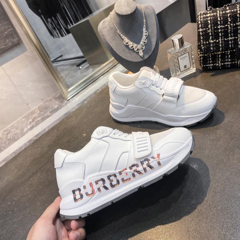[TOP] BURBERRY Latest Thick Bottom Sports Shoes - White
