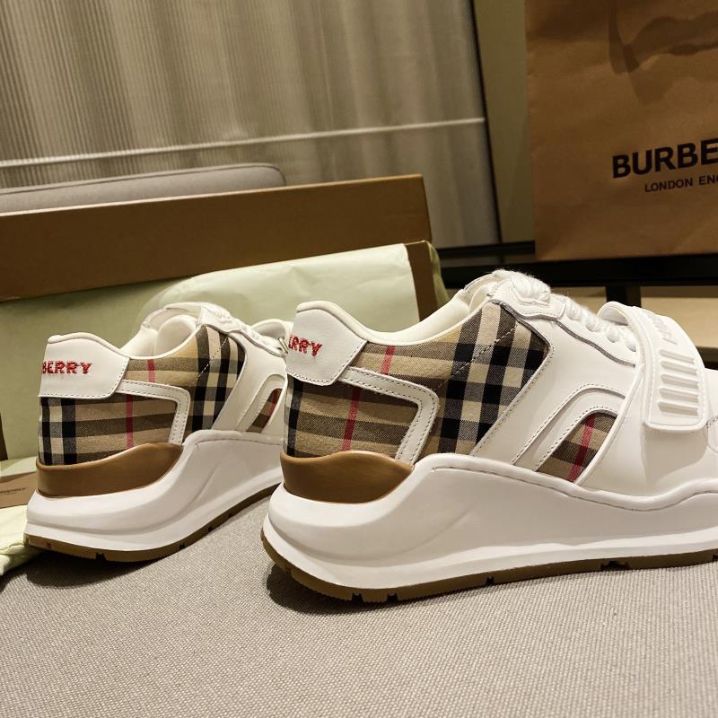[TOP] BURBERRY Latest Thick Bottom Sports Shoes - White