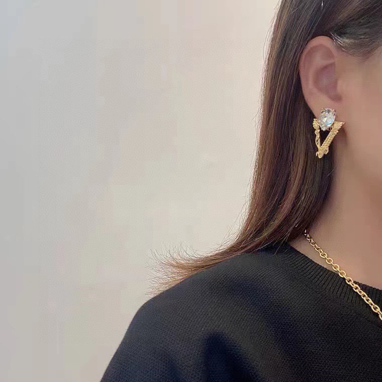 [TOP] VERSACE Medusa Gold Earrings